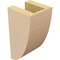 Ekena Millwork 4"W x 4"D x 8"H Wide Durham Rough Cedar Woodgrain TimberThane Corbel, Primed Tan CORUR04X04X08DURRCPR - alternate 4